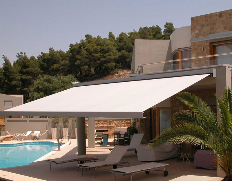 SHAN Retractable Awnings Open